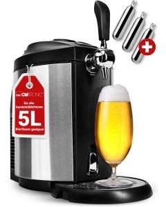Clatronic beer dispenser BZ 3740 stainless steel/black