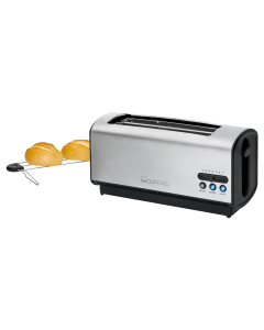 Clatronic Toaster TA 3687 stainless steel/black